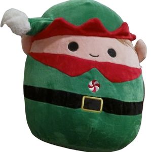2021 Christmas Kellytoy Squishmallows Elliot Elf 14in Plush NWT